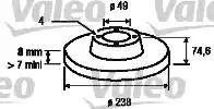 Valeo 186775 - Disque de frein cwaw.fr