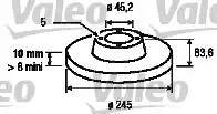 Valeo 186773 - Disque de frein cwaw.fr