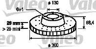 Valeo 187141 - Disque de frein cwaw.fr