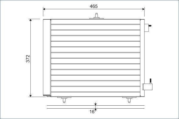 Valeo 814095 - Condensateur, climatisation cwaw.fr