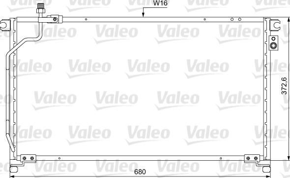 Valeo 814049 - Condensateur, climatisation cwaw.fr