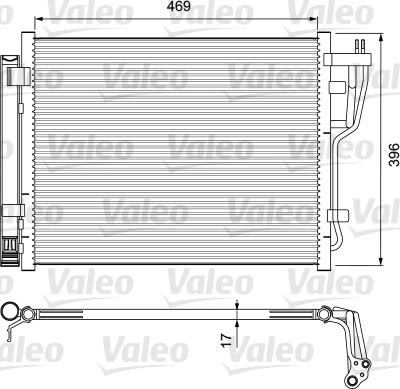 Valeo 814070 - Condensateur, climatisation cwaw.fr