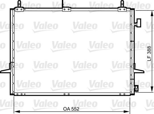 Valeo 814289 - Condensateur, climatisation cwaw.fr