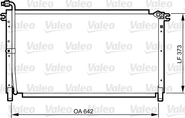 Valeo 814284 - Condensateur, climatisation cwaw.fr