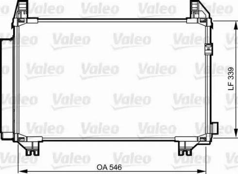 Valeo 814224 - Condensateur, climatisation cwaw.fr