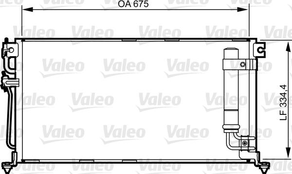 Valeo 814273 - Condensateur, climatisation cwaw.fr