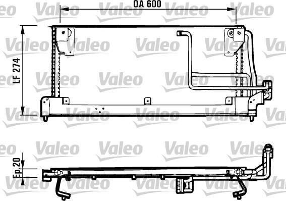 Valeo 816924 - Condensateur, climatisation cwaw.fr