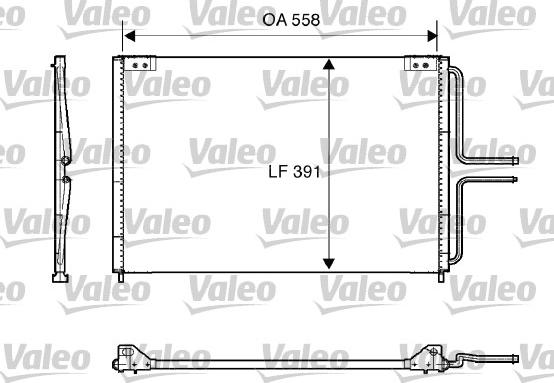 Valeo 816867 - Condensateur, climatisation cwaw.fr