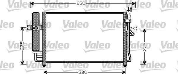 Valeo 818074 - Condensateur, climatisation cwaw.fr