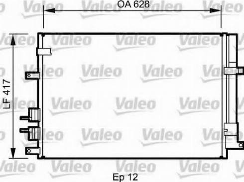 Valeo 818188 - Condensateur, climatisation cwaw.fr