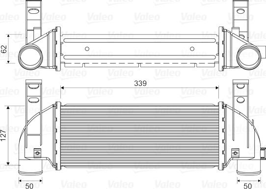 Valeo 818353 - Intercooler, échangeur cwaw.fr