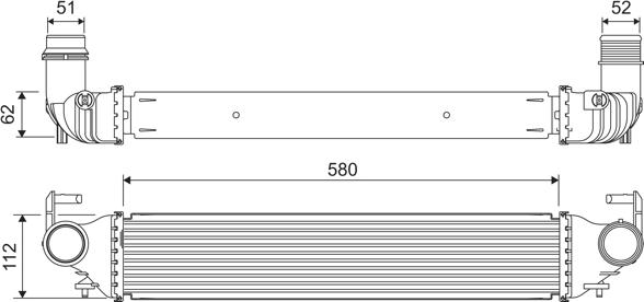 Valeo 818312 - Intercooler, échangeur cwaw.fr