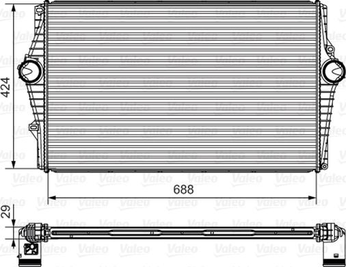 Valeo 818279 - Intercooler, échangeur cwaw.fr