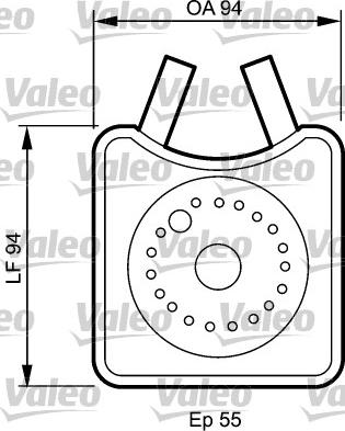 Valeo 817943 - Radiateur d'huile cwaw.fr