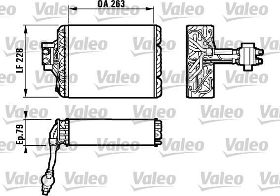 Valeo 817102 - Évaporateur climatisation cwaw.fr