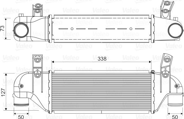 Valeo 817888 - Intercooler, échangeur cwaw.fr