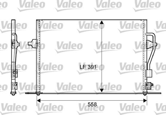 Valeo 817232 - Condensateur, climatisation cwaw.fr