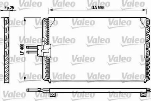 Valeo 817228 - Condensateur, climatisation cwaw.fr