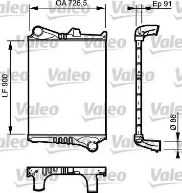 Valeo 817775 - Intercooler, échangeur cwaw.fr