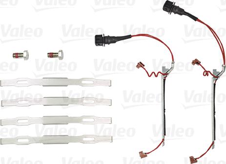 Valeo 882243 - Kit de plaquettes de frein, frein à disque cwaw.fr