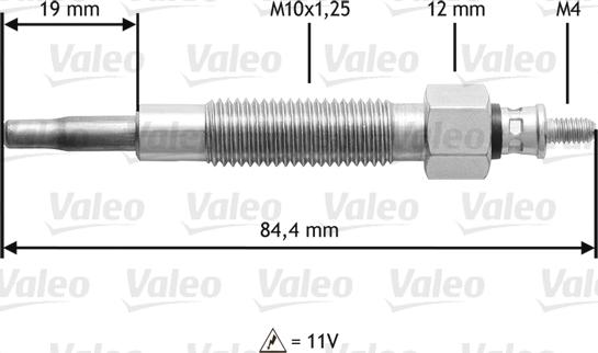 Valeo 345145 - Bougie de préchauffage cwaw.fr