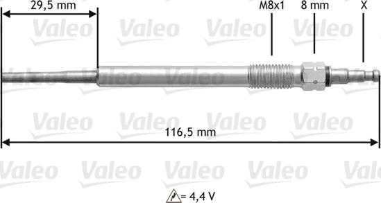 Valeo 345147 - Bougie de préchauffage cwaw.fr