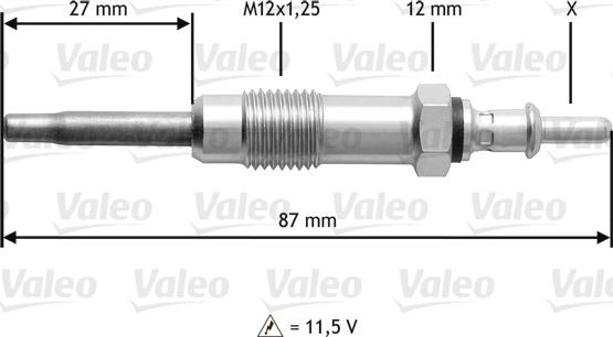 Valeo 345151 - Bougie de préchauffage cwaw.fr