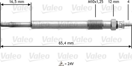 Valeo 345169 - Bougie de préchauffage cwaw.fr