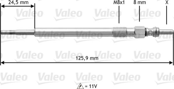 Valeo 345 164 - Bougie de préchauffage cwaw.fr