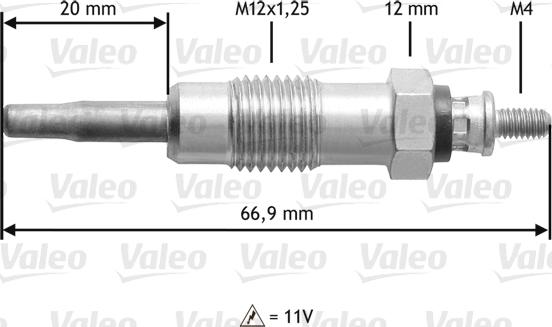 Valeo 345111 - Bougie de préchauffage cwaw.fr