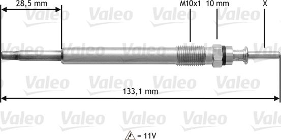 Valeo 345113 - Bougie de préchauffage cwaw.fr