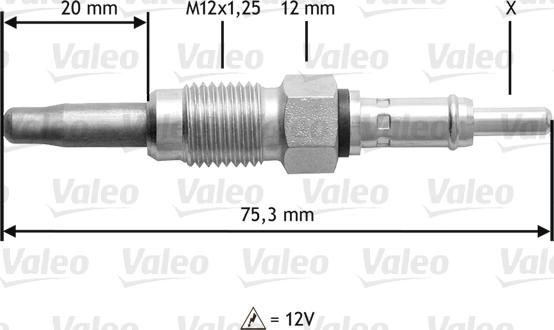 Valeo 345 181 - Bougie de préchauffage cwaw.fr