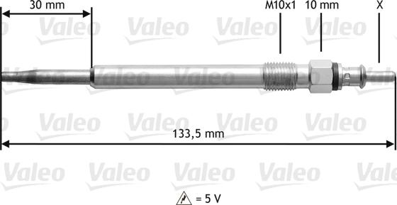 Valeo 345 188 - Bougie de préchauffage cwaw.fr