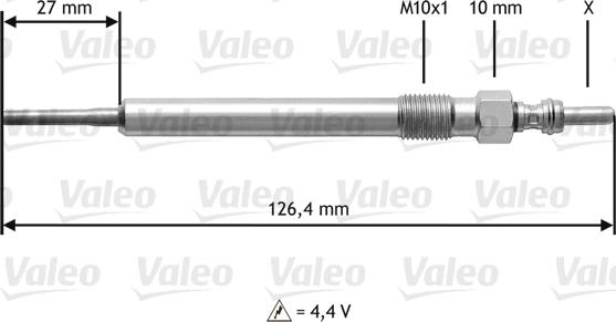 Valeo 345 183 - Bougie de préchauffage cwaw.fr