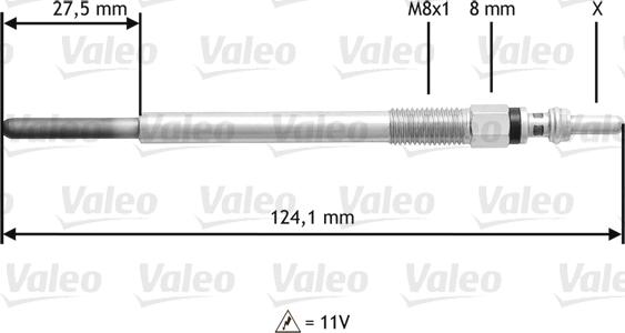 Valeo 345138 - Bougie de préchauffage cwaw.fr