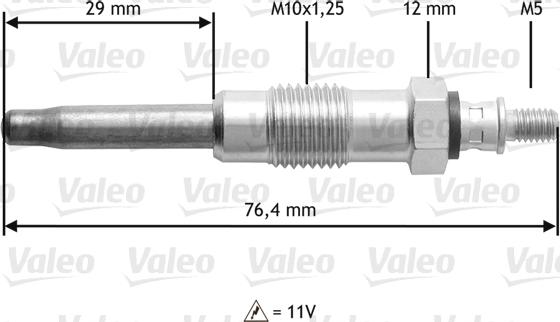 Valeo 345170 - Bougie de préchauffage cwaw.fr