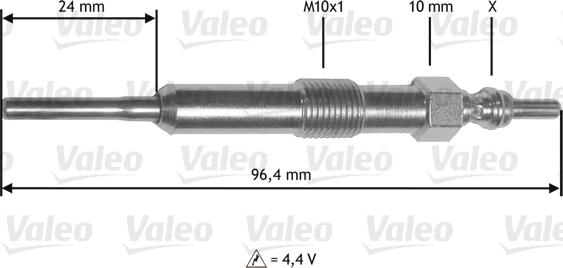 Valeo 345171 - Bougie de préchauffage cwaw.fr