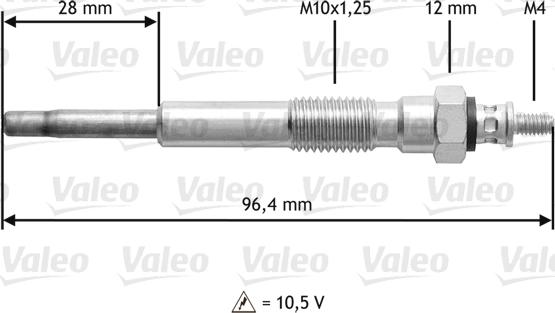 Valeo 345209 - Bougie de préchauffage cwaw.fr