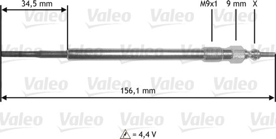 Valeo 345218 - Bougie de préchauffage cwaw.fr