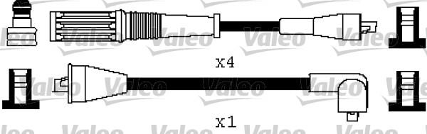 Valeo 346499 - Kit de câbles d'allumage cwaw.fr