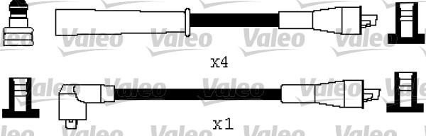 Valeo 346492 - Kit de câbles d'allumage cwaw.fr