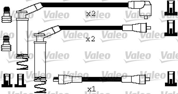 Valeo 346404 - Kit de câbles d'allumage cwaw.fr