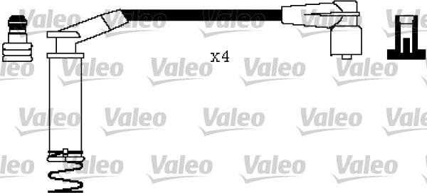 Valeo 346405 - Kit de câbles d'allumage cwaw.fr