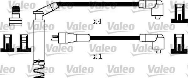 Valeo 346401 - Kit de câbles d'allumage cwaw.fr