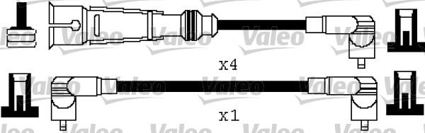 Valeo 346416 - Kit de câbles d'allumage cwaw.fr