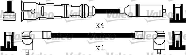 Valeo 346417 - Kit de câbles d'allumage cwaw.fr