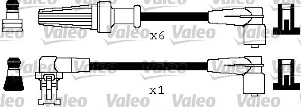 Valeo 346471 - Kit de câbles d'allumage cwaw.fr