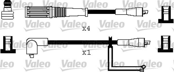 Valeo 346509 - Kit de câbles d'allumage cwaw.fr