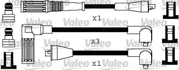 Valeo 346505 - Kit de câbles d'allumage cwaw.fr