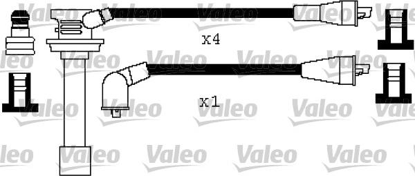 Valeo 346533 - Kit de câbles d'allumage cwaw.fr